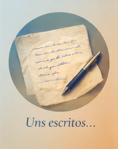 Uns escritos…